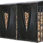 QUICK STAR 2 pezzi Scaffalatura in Metallo per Legna da ardere