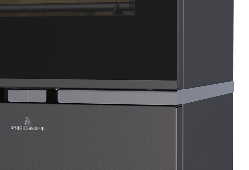 CAMINO CON TURBINE LOUVRE COLORE NERO 11 KW - immagine 3