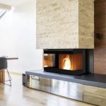 Caminetto a pellet FRATAC V M16 ventilato canalizzabile 15,3 kw.