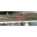 TAVOLONE LAVABO ARREDO IN ROVERE EUROPEO LAVORATO A MANO 50X340/360X1330 TINTO NATURALE
