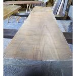 TAVOLONE LAVABO ARREDO IN CILIEGIO EUROPEO LAVORATO A MANO 50X325/360X1480 TINTO NATURALE