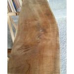 TAVOLONE LAVABO ARREDO IN ROVERE EUROPEO LAVORATO A MANO 45X390/430X1310 TINTO NATURALE